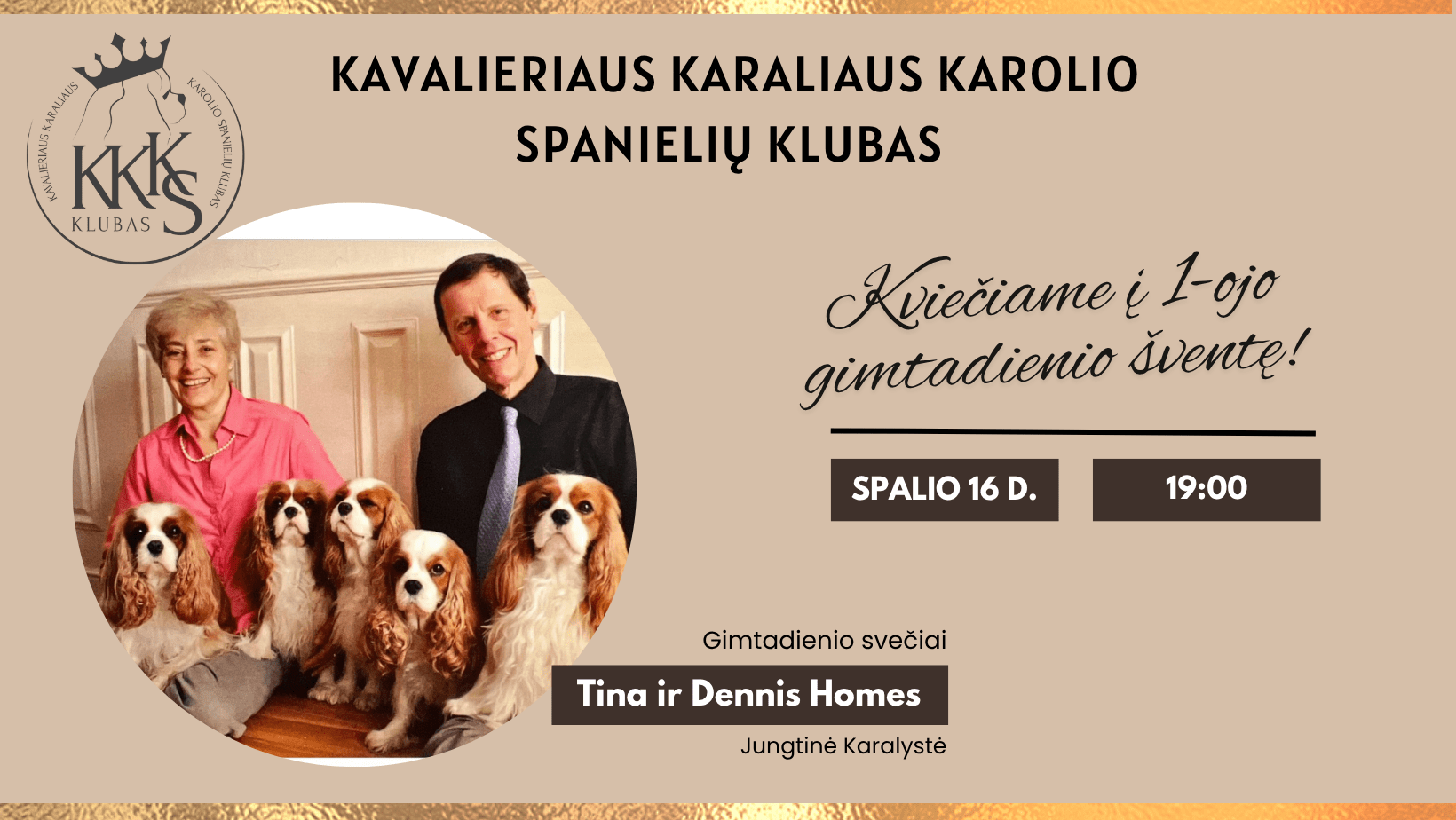 Kavalieriaus karaliaus karolio spanieliu klubui jau vieneri fi